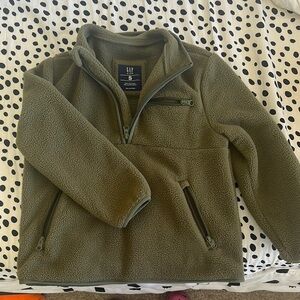 GAP Kids Olive Green Fleece Jacket